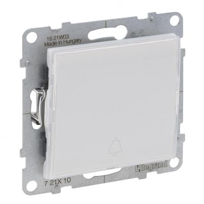 Suno Przycisk Pojedynczy Z Podświetleniem - 6A - 250V~ - Zaciski Automatyczne Biały Produkt Wycofany LEGRAND (721110)